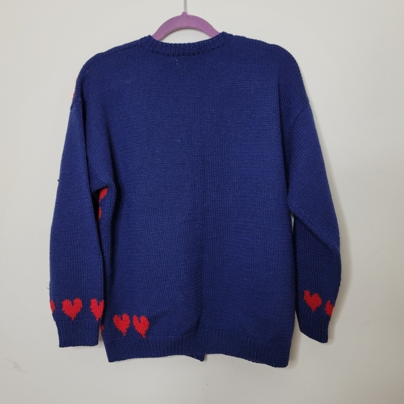 Vintage Jason Younger Heart Cardigan Sweater - Picture 2 of 5